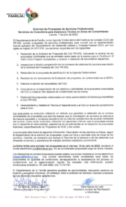 Solicitud de Propuestas - Consultoría y Asistencia Técnica en Áreas de Cumplimiento Programa CoC - 07JUL2022